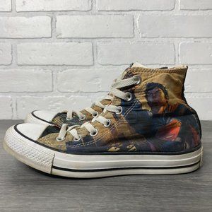 Unisex Converse All Star Superman High Top Sneakers DC Shoes Womens 7 Mens 5